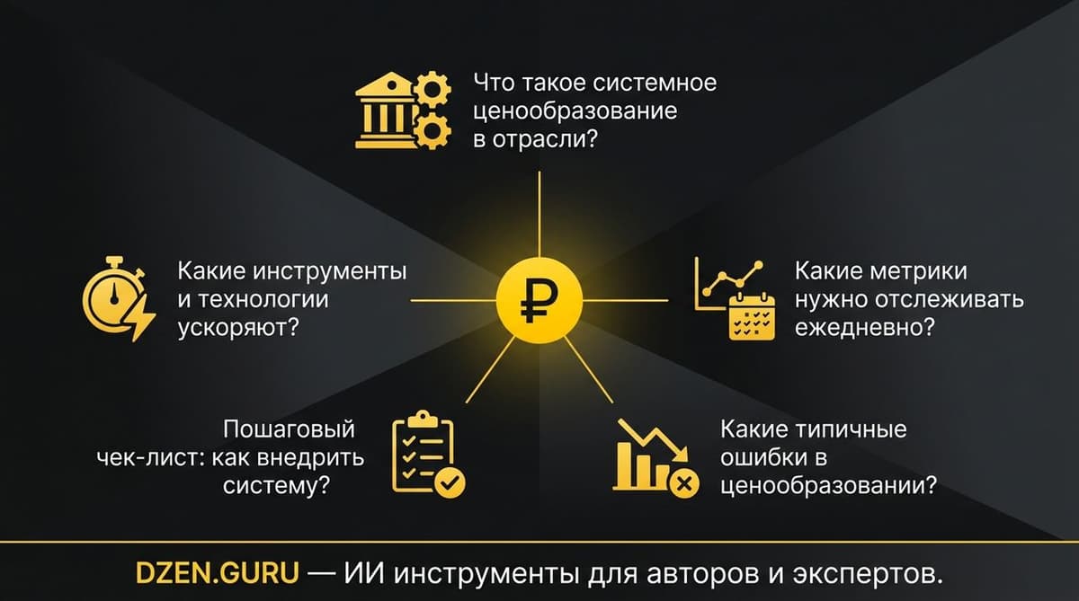Ценообразование в общепите: где вы теряете пятую часть прибыли и как это остановить
