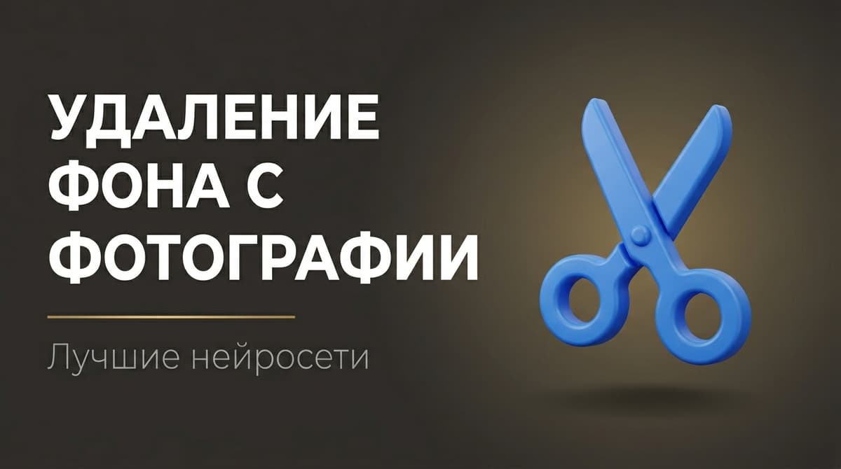 Убрать фон с фото нейросеть