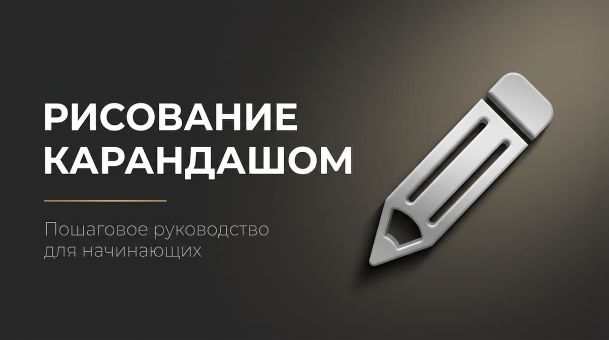 Учимся рисовать с нуля карандашом поэтапно для начинающих