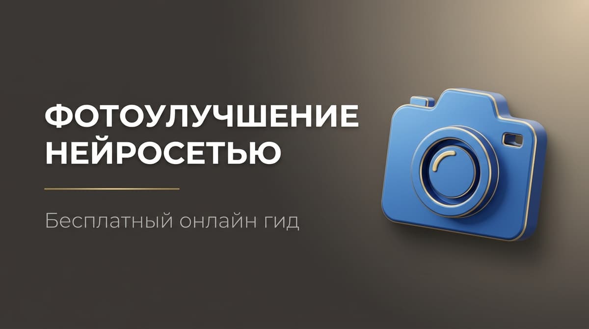 Улучшить фотографию онлайн бесплатно нейросетью