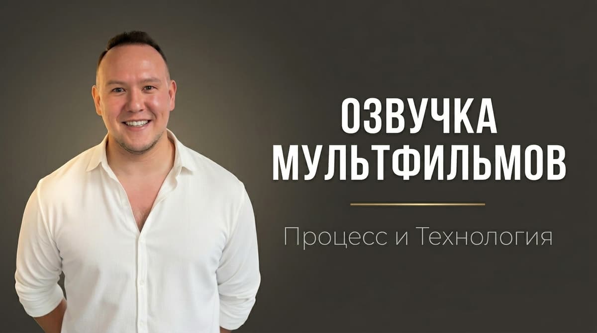 Видео как озвучивают мультфильмы