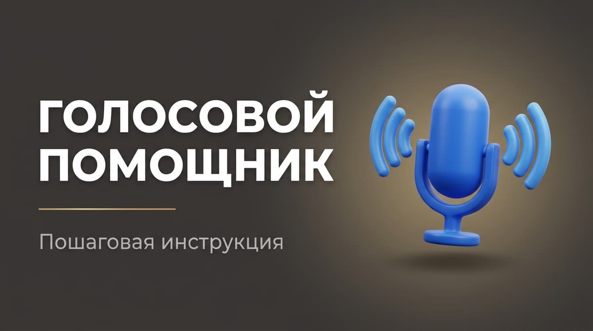 Включи голосовой помощник