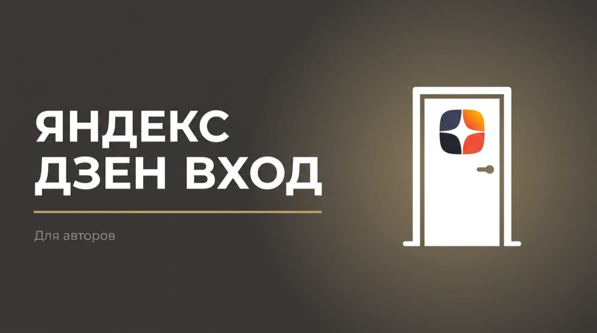Яндекс дзен для авторов вход