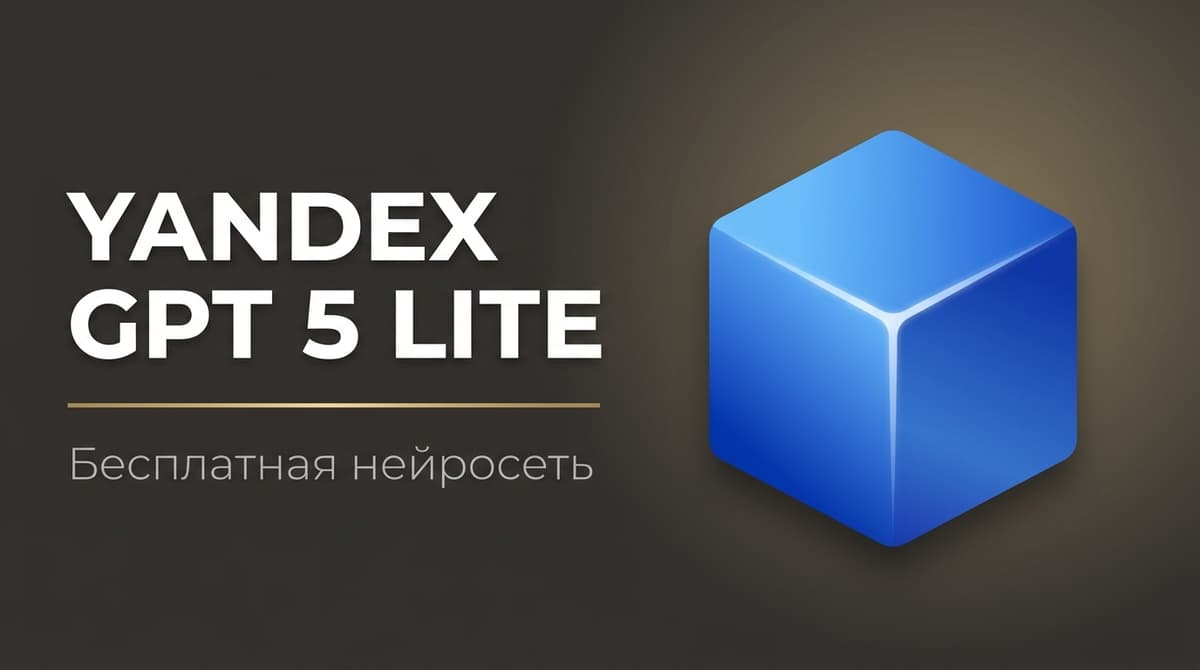 Yandexgpt 5 lite скачать