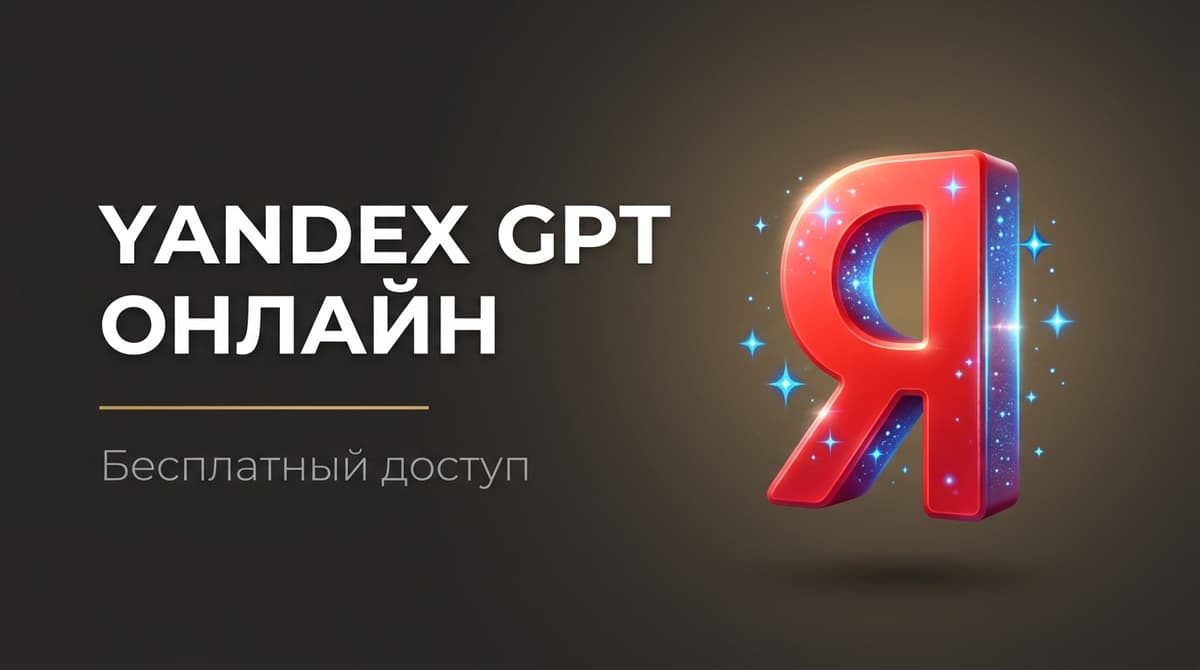 Yandexgpt нейросеть онлайн бесплатно