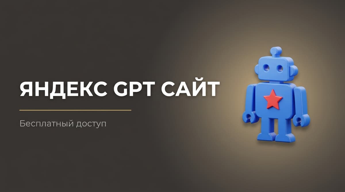 Yandexgpt сайт