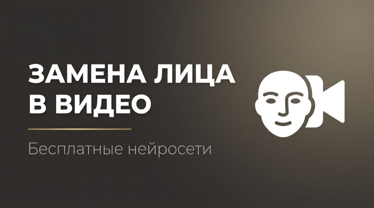 Замена лиц на видео нейросеть бесплатно