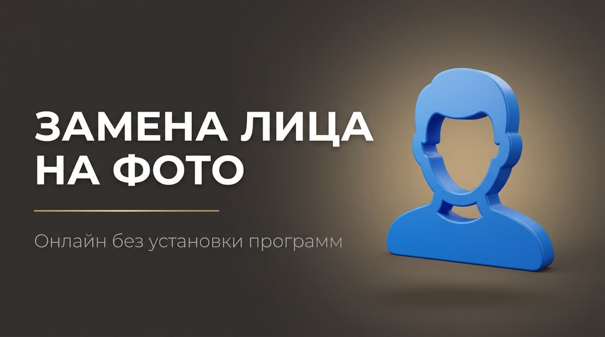 Замена лица на фотографии онлайн