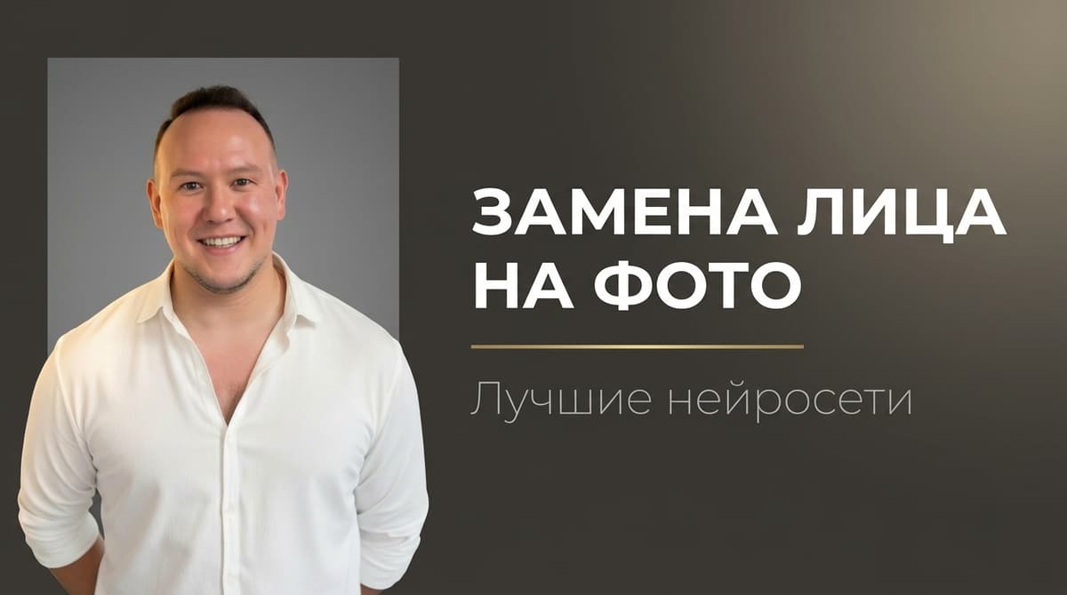 Замена лица онлайн на фото