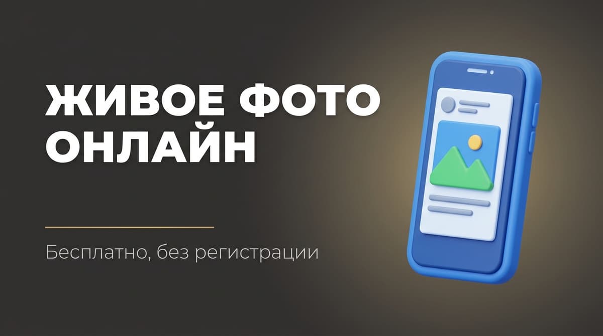 Живое фото онлайн бесплатно без регистрации на русском