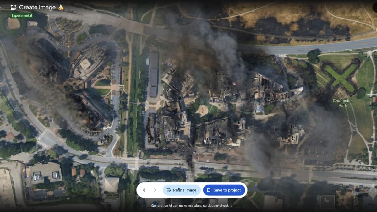 Google убрала ИИ-генератор из Earth за сутки: искусственный интеллект подделывал спутниковые снимки
