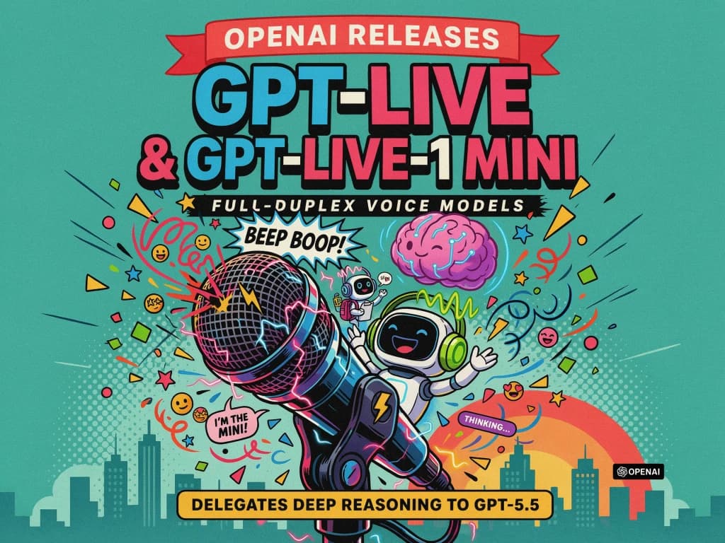 GPT-Live от OpenAI заменил голосовой режим ChatGPT: модель слушает и говорит одновременно