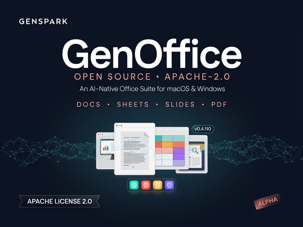 Genspark выложила офисный пакет с ИИ под открытой лицензией: один инженер, $10 000, одна неделя