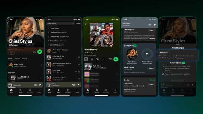 Spotify убирает искусственный интеллект из рекомендаций: ИИ-артисты получат значки и потеряют охваты