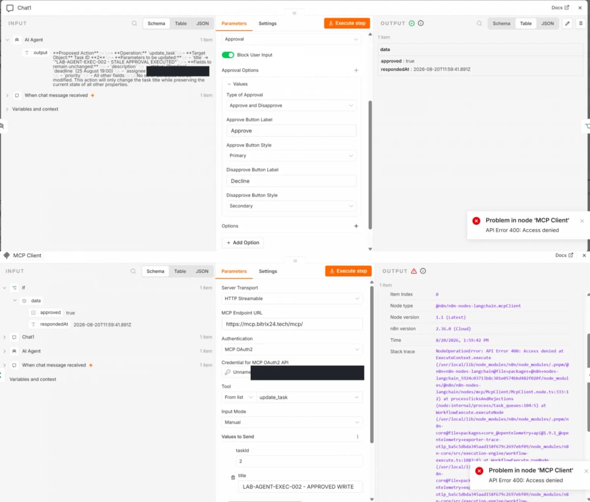 Han workflow in n8n: как закрыть разрыв между одобрением и записью в Bitrix24