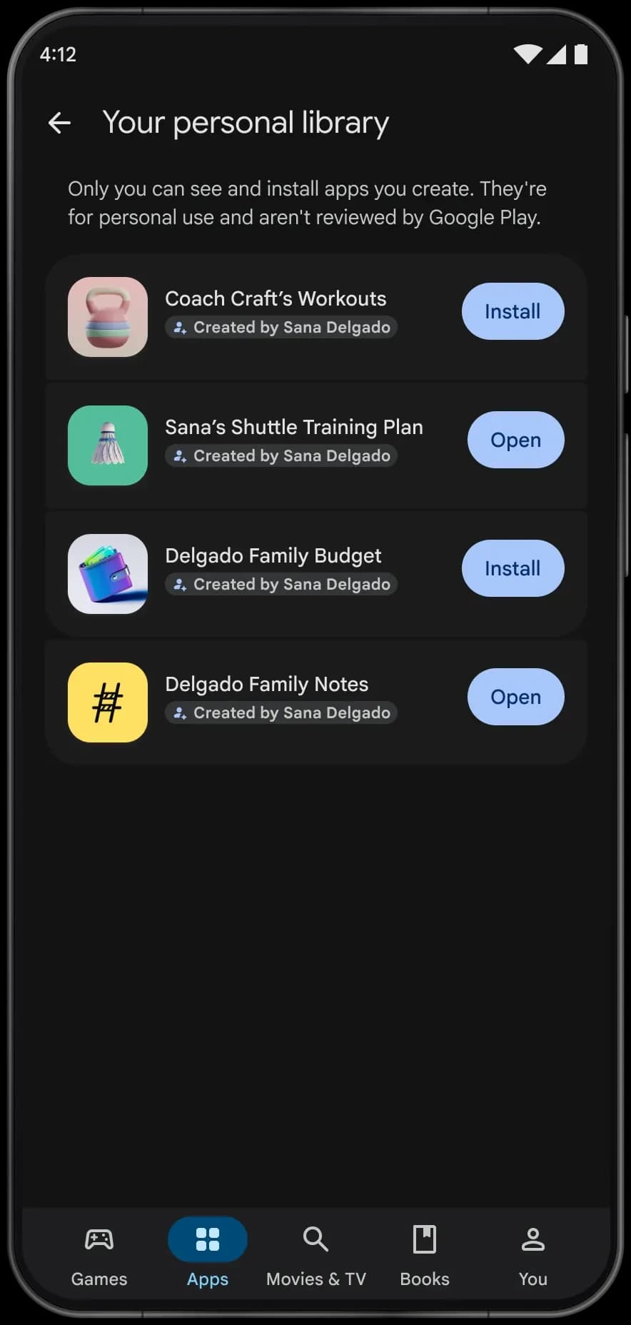 Google Play впервые пустил личные приложения без аккаунта разработчика: достаточно описать идею ИИ