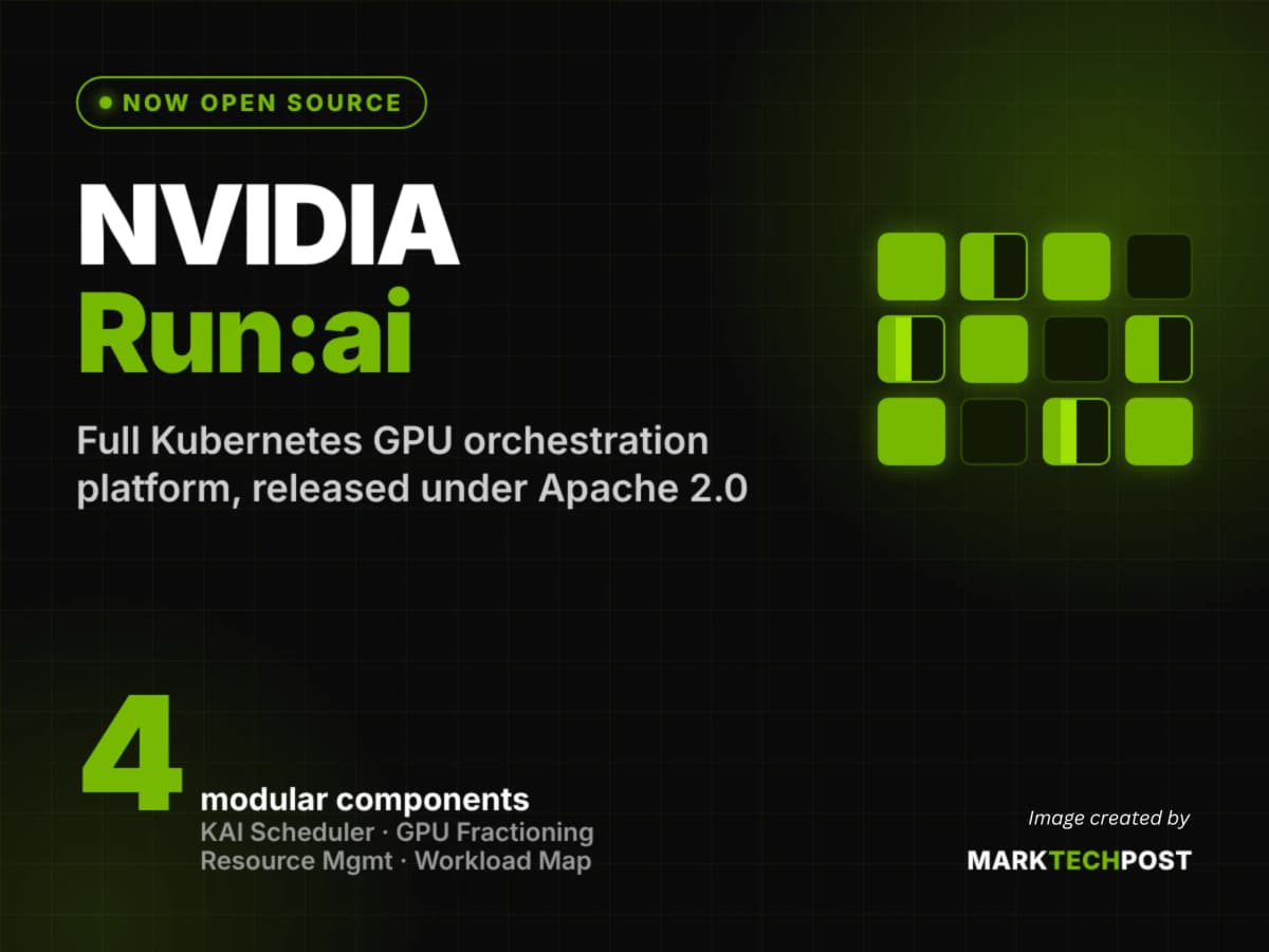 NVIDIA открыла исходный код Run:ai под Apache 2.0: оркестрация GPU в Kubernetes теперь бесплатна