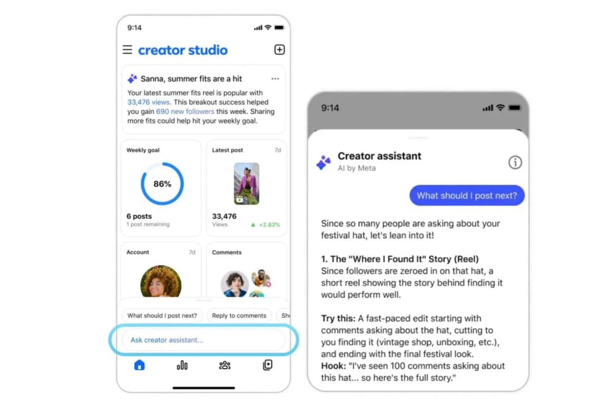Facebook Creator Studio вернулся: встроенный ИИ анализирует аудиторию и пишет ответы за автора