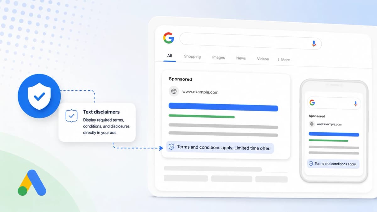 Google Ads выделил дисклеймеры в отдельный ресурс: объявления больше не теряют символы на оговорки