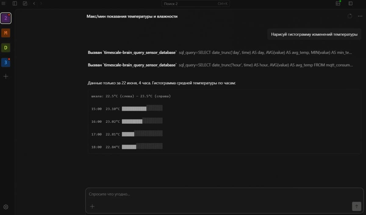 MQTT и LLM через Model Context Protocol: датчики отвечают на вопросы текстом