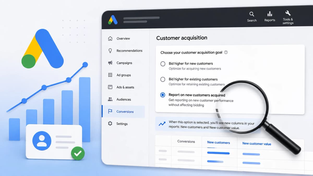 Google Ads убрал «хак 0.01»: обучение отчётам по новым клиентам стало проще