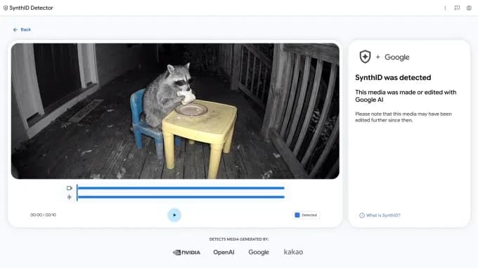 Google открыла бесплатный сервис для определения AI контента: миллион проверок в день