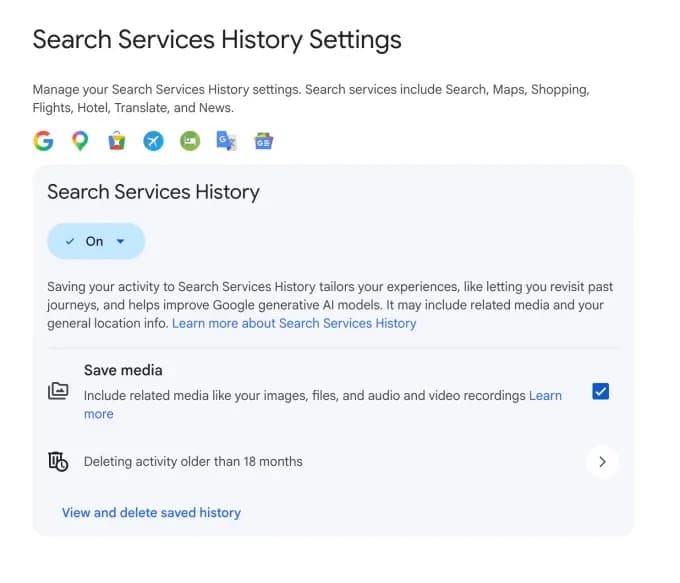 Google по умолчанию включил сбор фото и аудио для обучения ИИ: как отключить сохранение данных