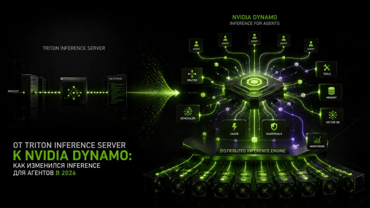 Что такое ИИ-агент на практике: Dynamo от NVIDIA убирает потерю KV-кэша между шагами