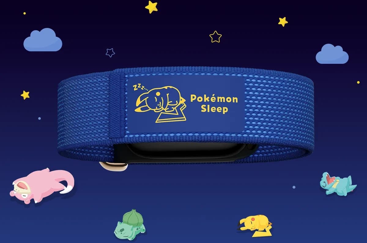 Fitbit Air вышел в версии Pokémon Sleep: реальный сон прокачивает покемонов