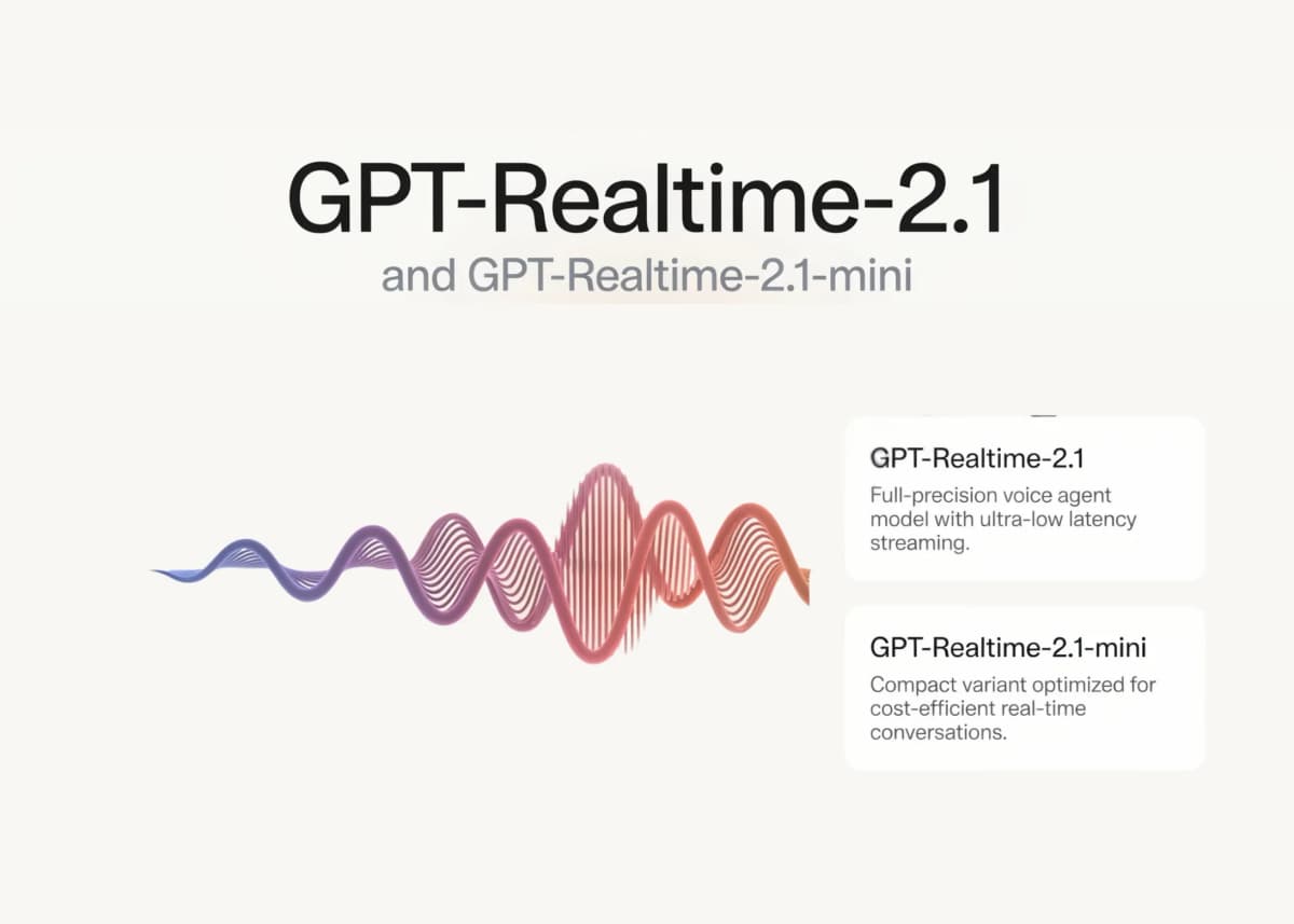 OpenAI выпустила GPT Realtime 2.1: голосовые агенты рассуждают вслух втрое дешевле