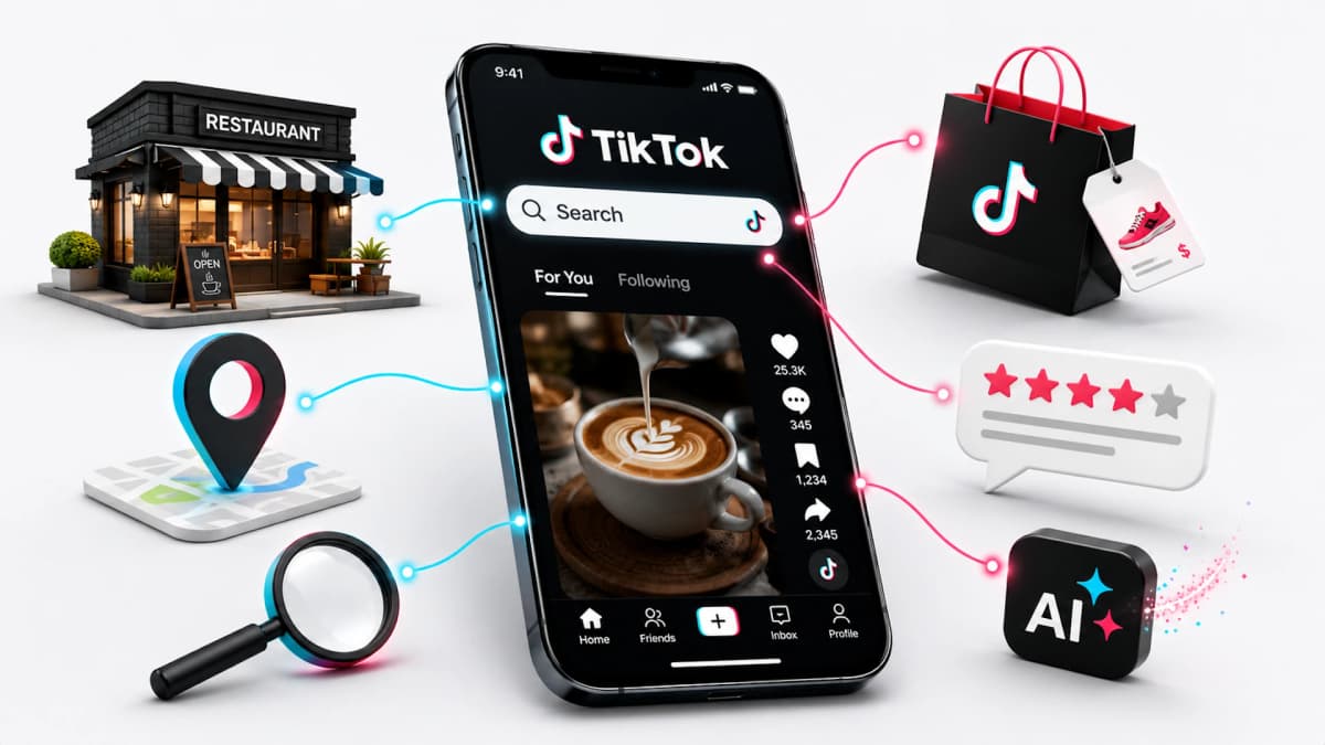 Тикток SEO в 2025: почти половина потребителей ищут бизнес через видео, а не Google
