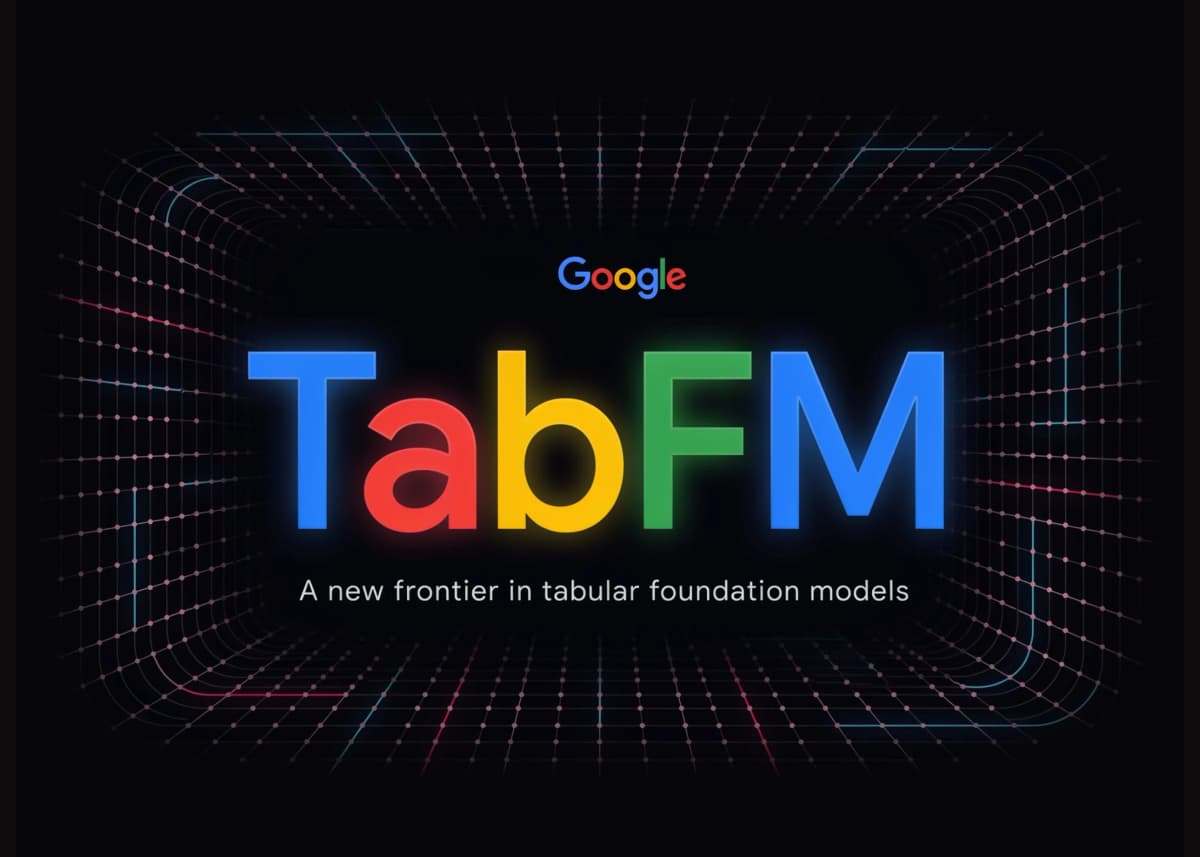 Google выложила TabFM: нейросети для табличных данных больше не требуют настройки