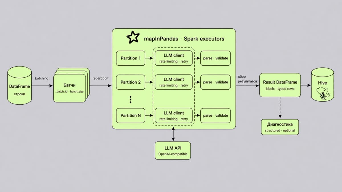 Lamoda ускорила обработку данных Spark вдвое, заменив Python-скрипты LLM-разметкой