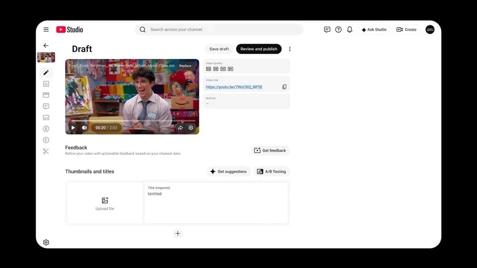 YouTube запустил ИИ для видеоблогеров: агент сам ищет точки роста канала