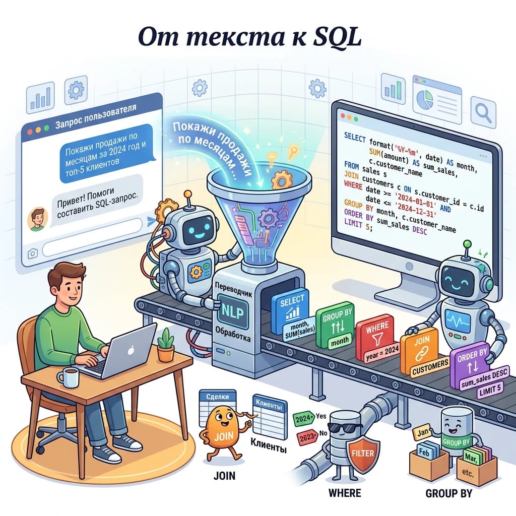 Искусственный интеллект в WMS без облака: локальная LLM на 30 ГБ генерирует SQL-запросы