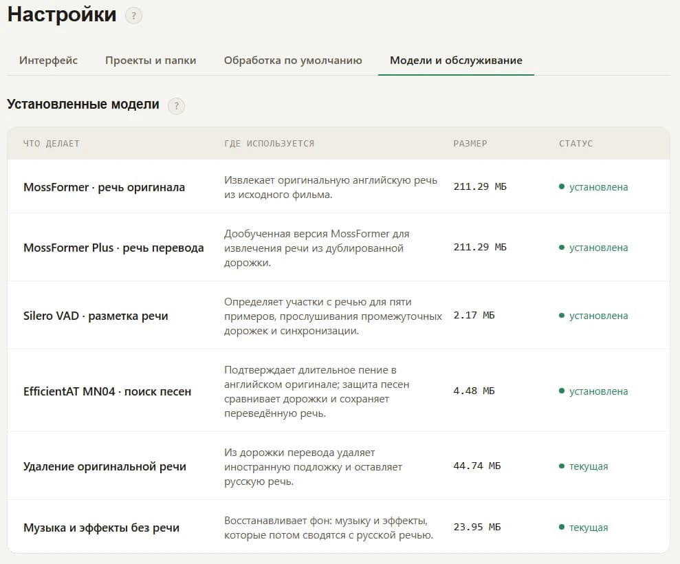 Удаление оригинальной речи из старого закадрового перевода: сервис DubClean делает это нейросетью