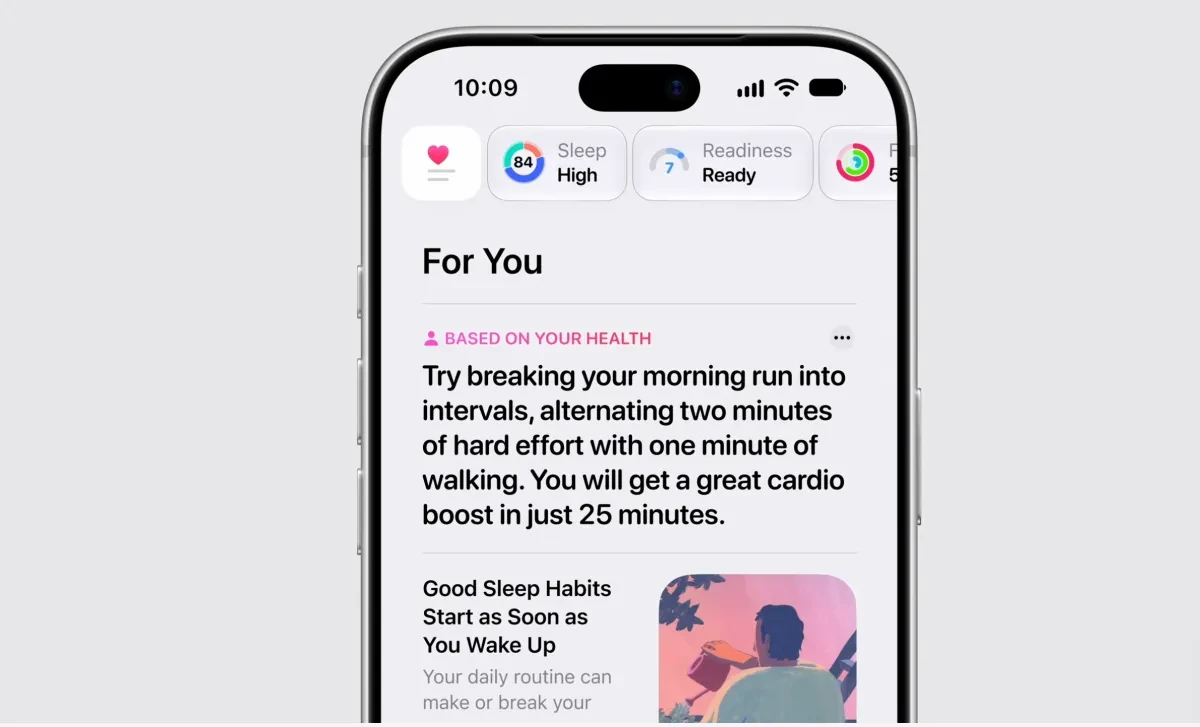 Apple Health рассчитает биологический возраст: 50 биомаркеров за $119