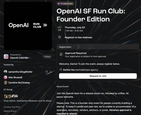 OpenAI запустила беговой клуб для стартаперов: 100 заявок за два дня без бюджета
